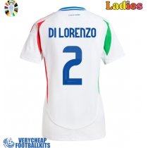 Italy Giovanni Di Lorenzo #2 Replica Away Shirt Ladies Euro 2024 Short Sleeve
